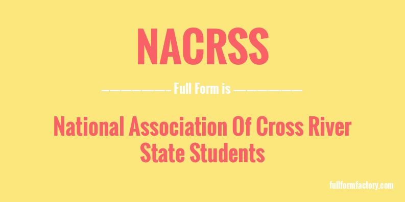 nacrss-full-form