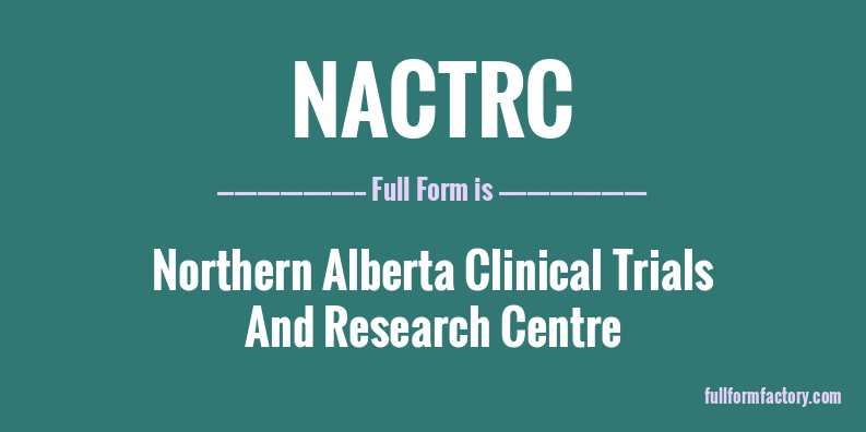 nactrc-full-form