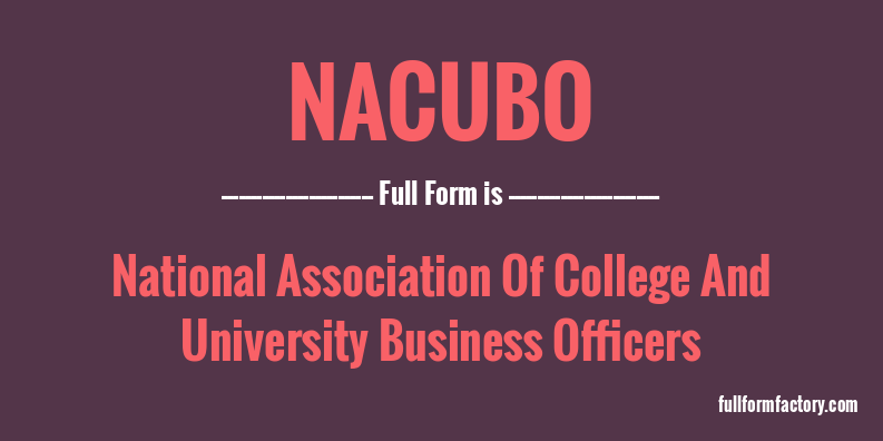 nacubo-full-form