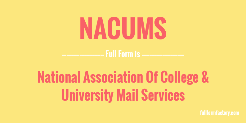 nacums-full-form