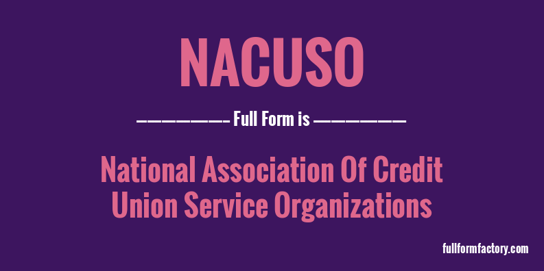nacuso-full-form