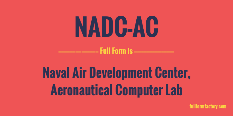 nadc-ac-full-form