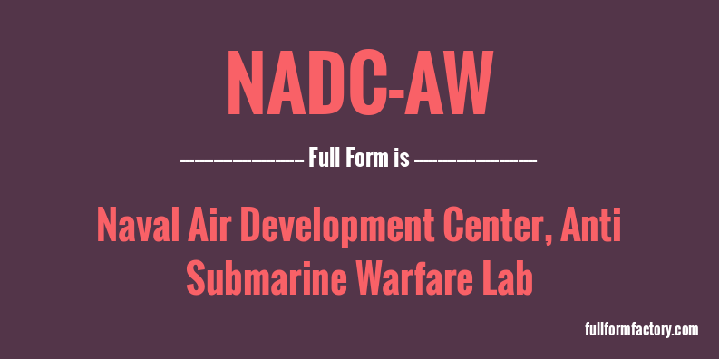 nadc-aw-full-form