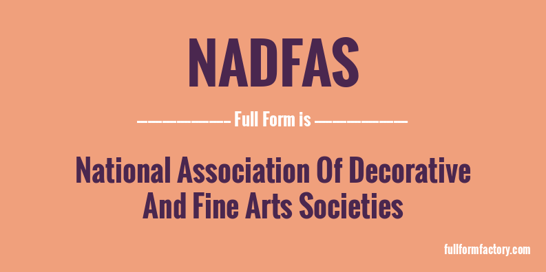 nadfas-full-form