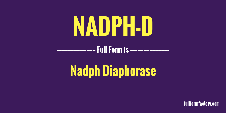nadph-d-full-form