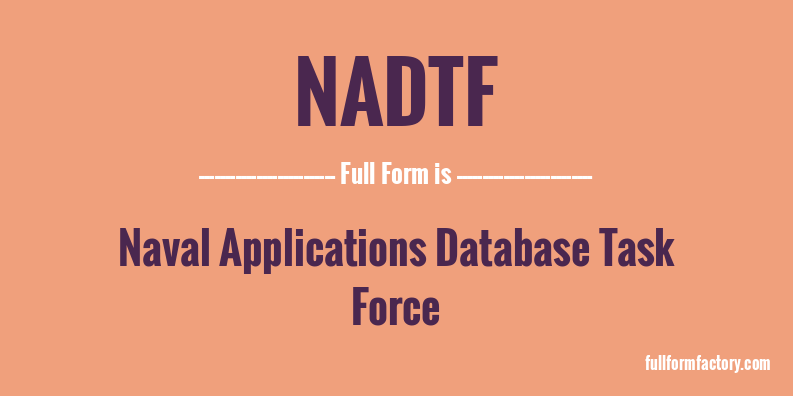 nadtf-full-form