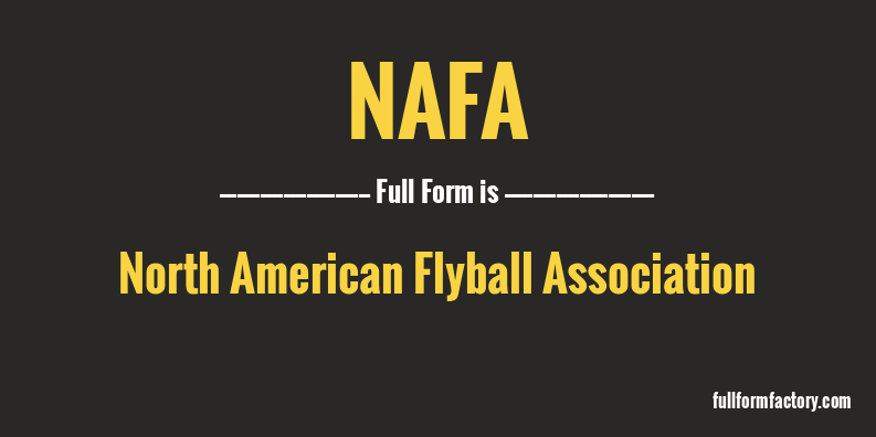 nafa-full-form