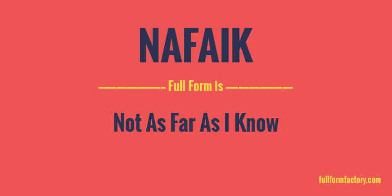 nafaik-full-form