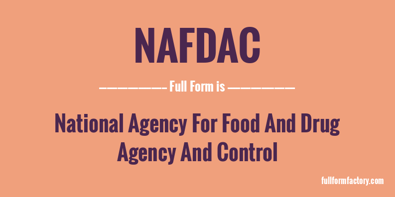 nafdac-full-form