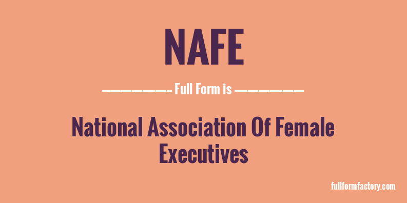 nafe-full-form