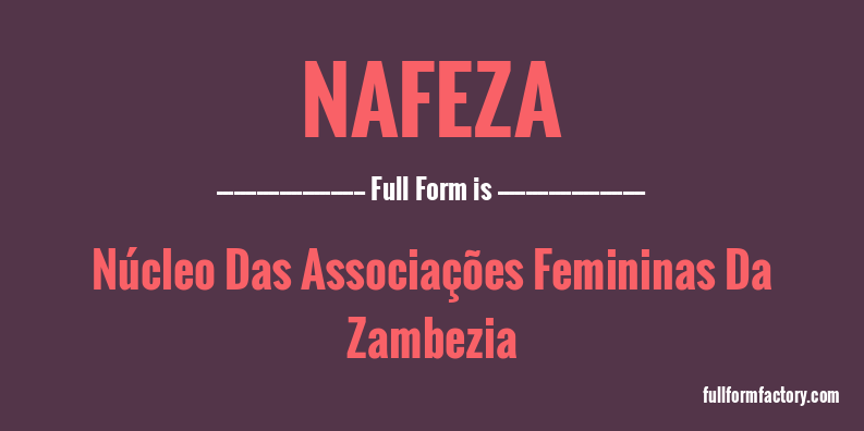 nafeza-full-form