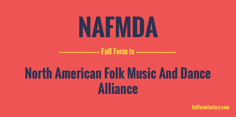 nafmda-full-form