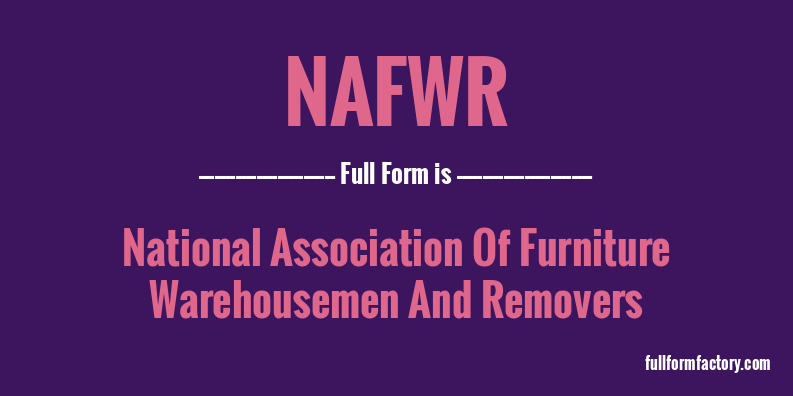 nafwr-full-form