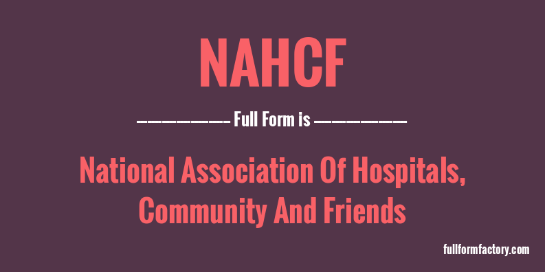 nahcf-full-form
