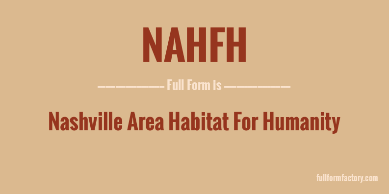 nahfh-full-form