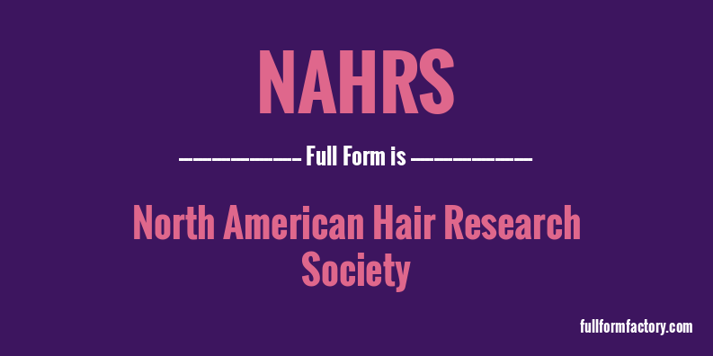nahrs-full-form