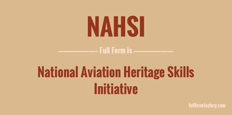 nahsi-full-form