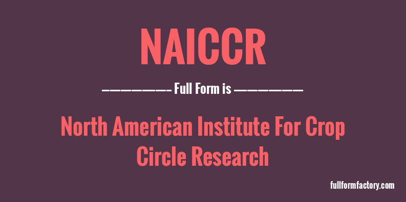 naiccr-full-form