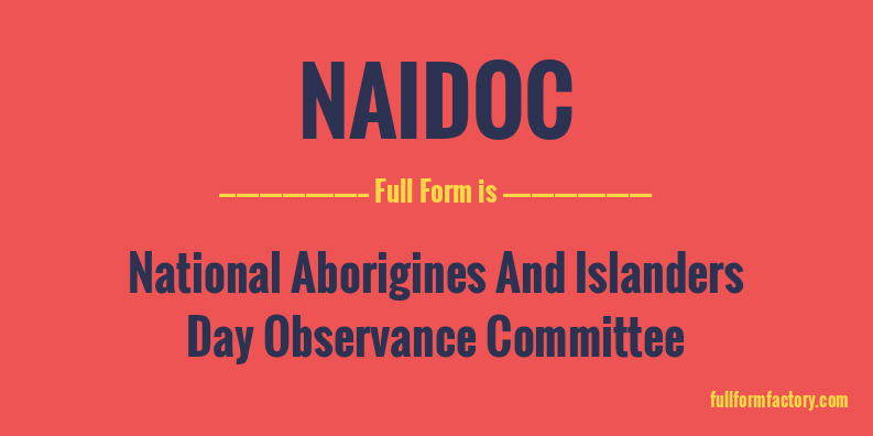 naidoc-full-form