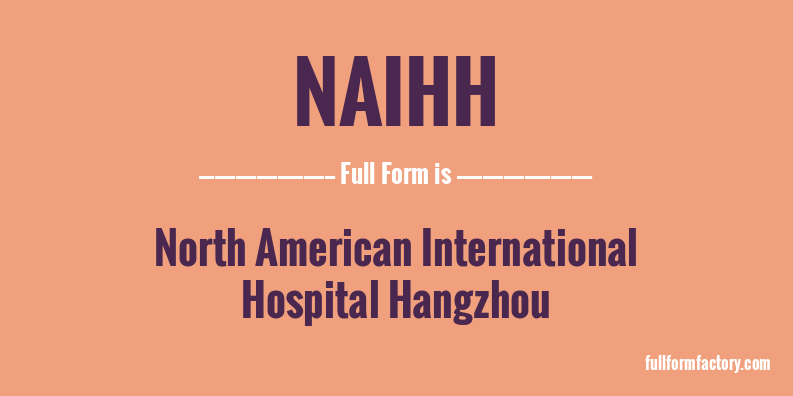 naihh-full-form