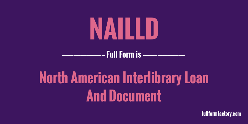 nailld-full-form