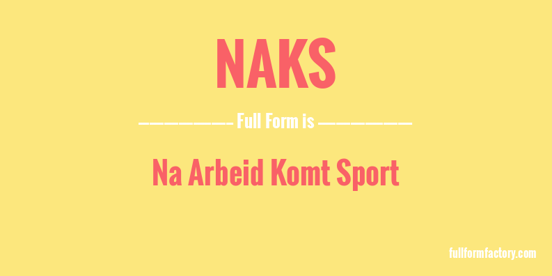 naks-full-form