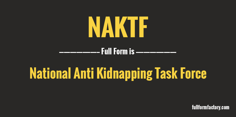 naktf-full-form