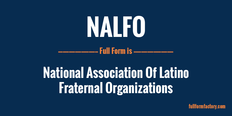 nalfo-full-form