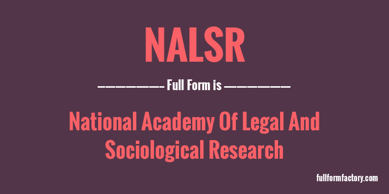 nalsr-full-form