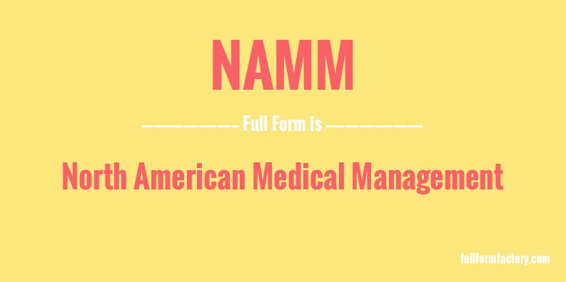 namm-full-form