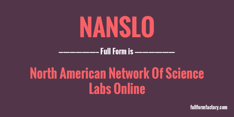 nanslo-full-form