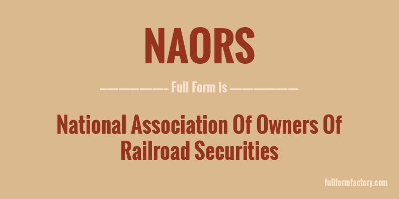 naors-full-form