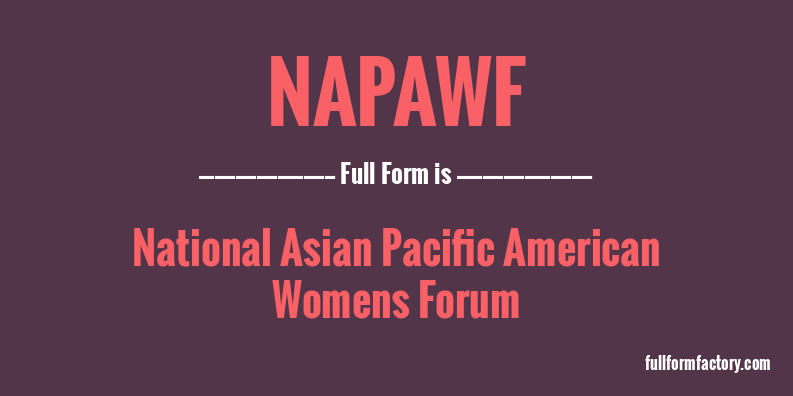 napawf-full-form