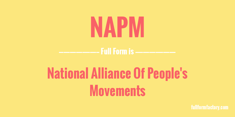 napm-full-form