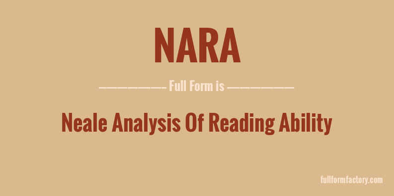 nara-full-form