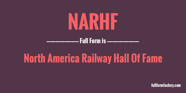 narhf-full-form