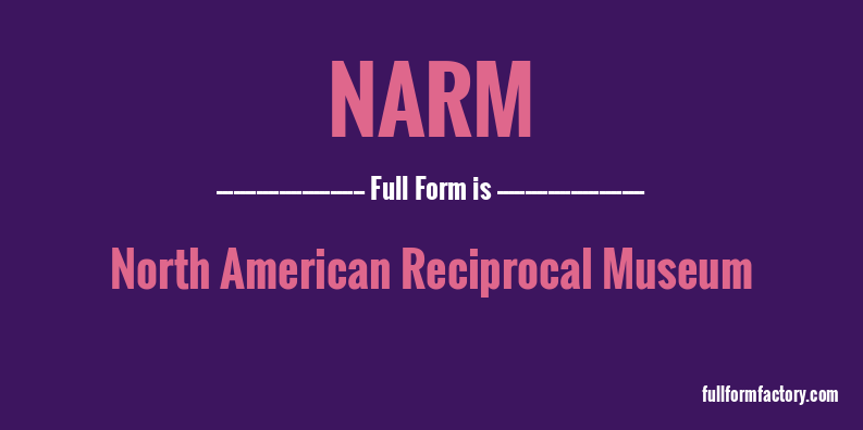 narm-full-form