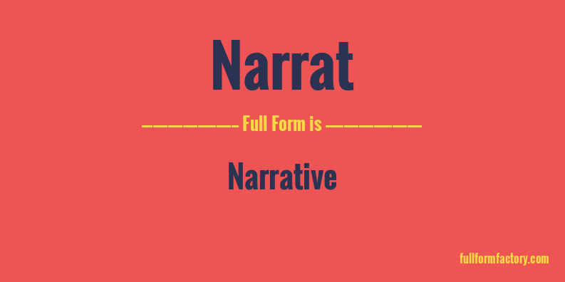 narrat-full-form