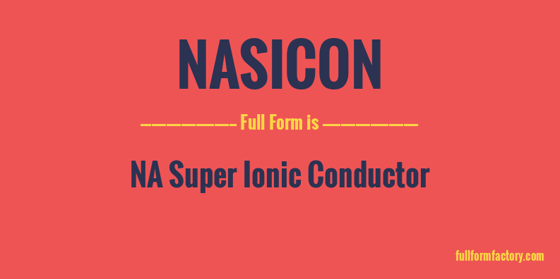 nasicon-full-form