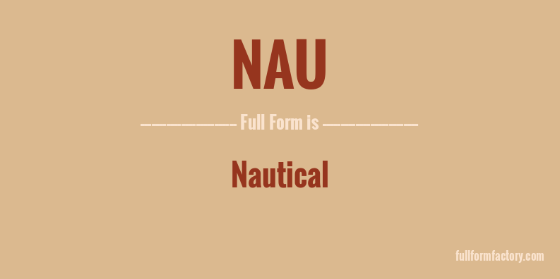 nau-full-form