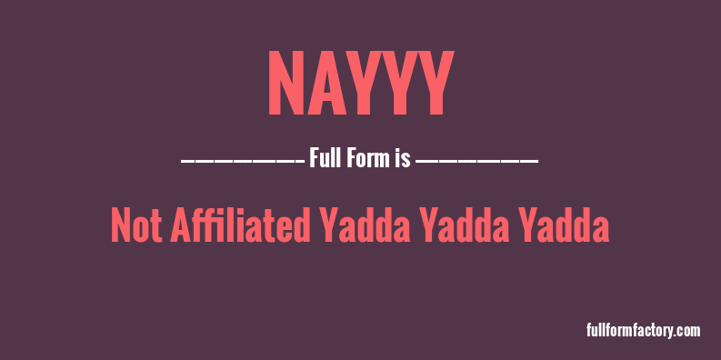 nayyy-full-form