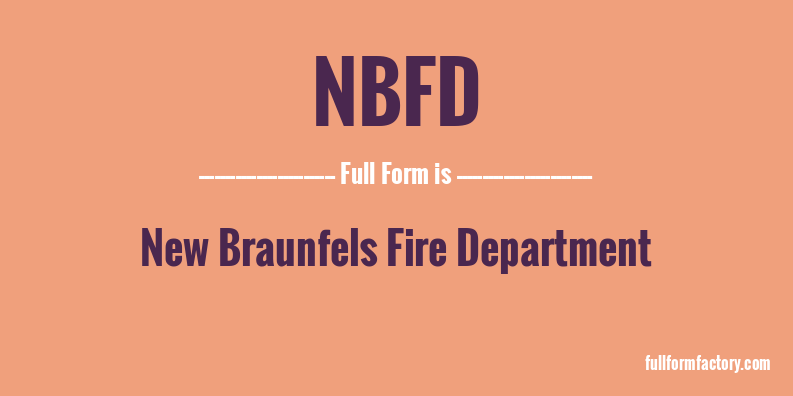 nbfd-full-form