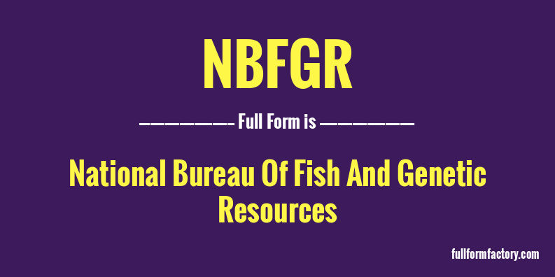 nbfgr-full-form