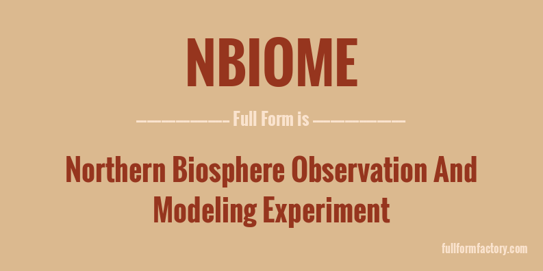 nbiome-full-form
