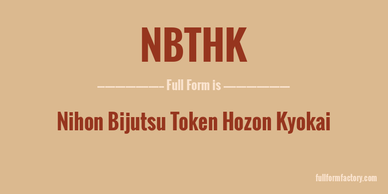 nbthk-full-form