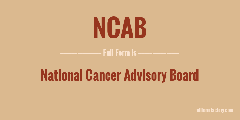 ncab-full-form