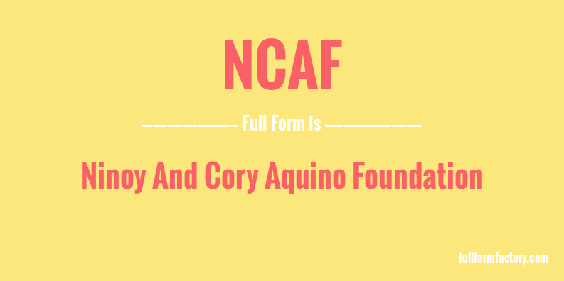 ncaf-full-form