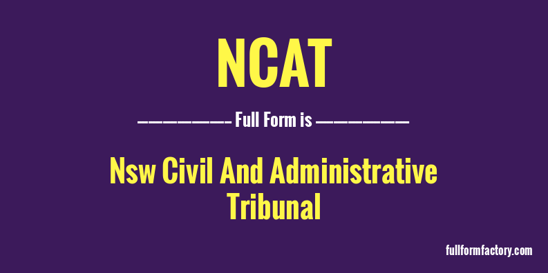 ncat-full-form