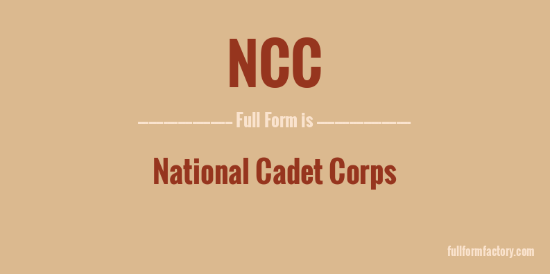ncc-full-form