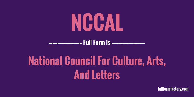 nccal-full-form